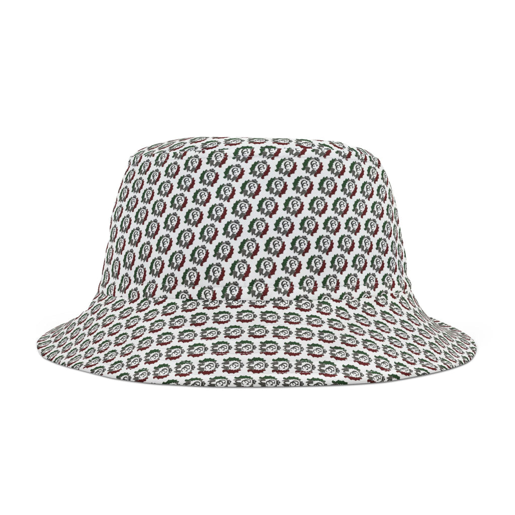 Bucket Hat — Retro Floral All-Over-Print Sun Hat