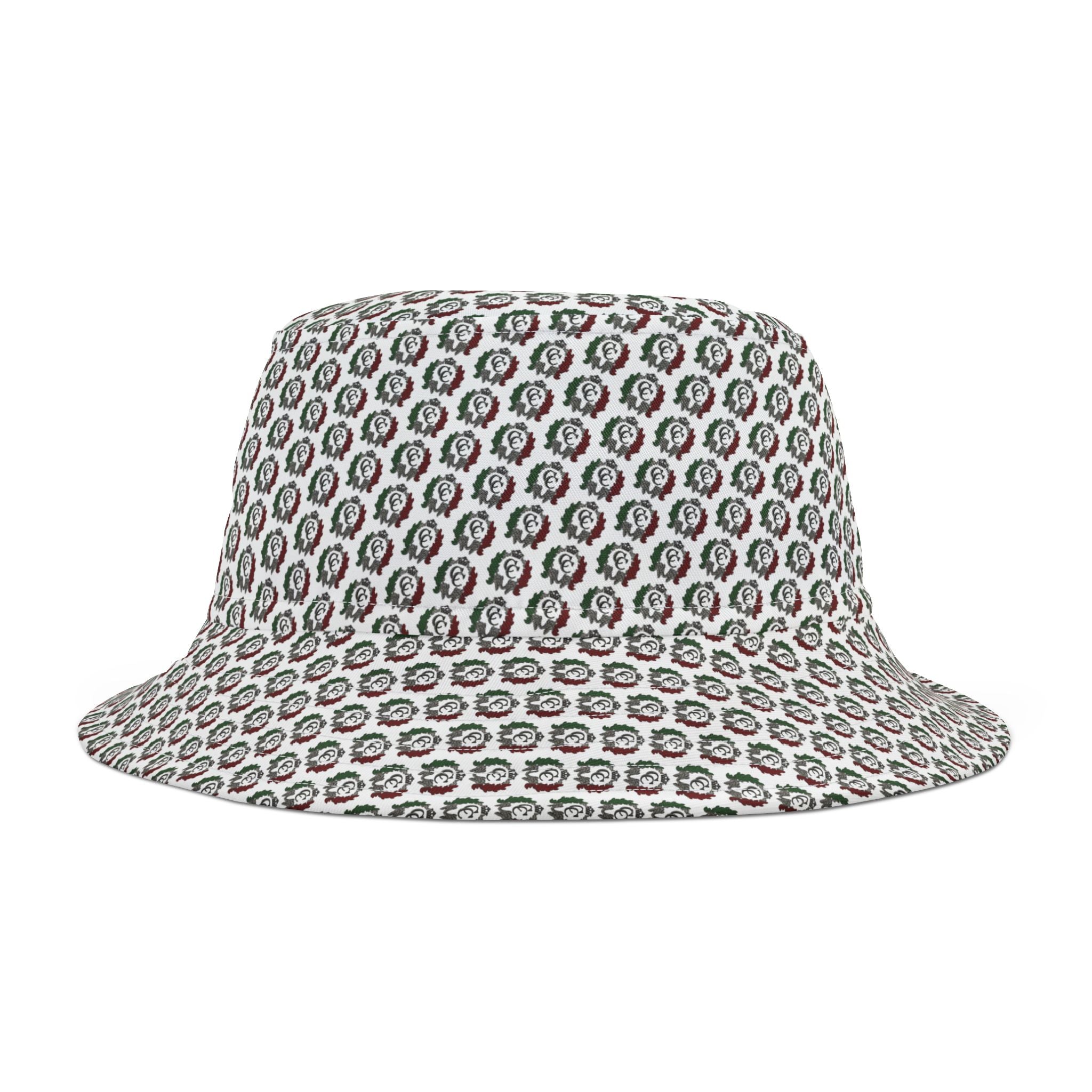 Bucket Hat — Retro Floral All-Over-Print Sun Hat