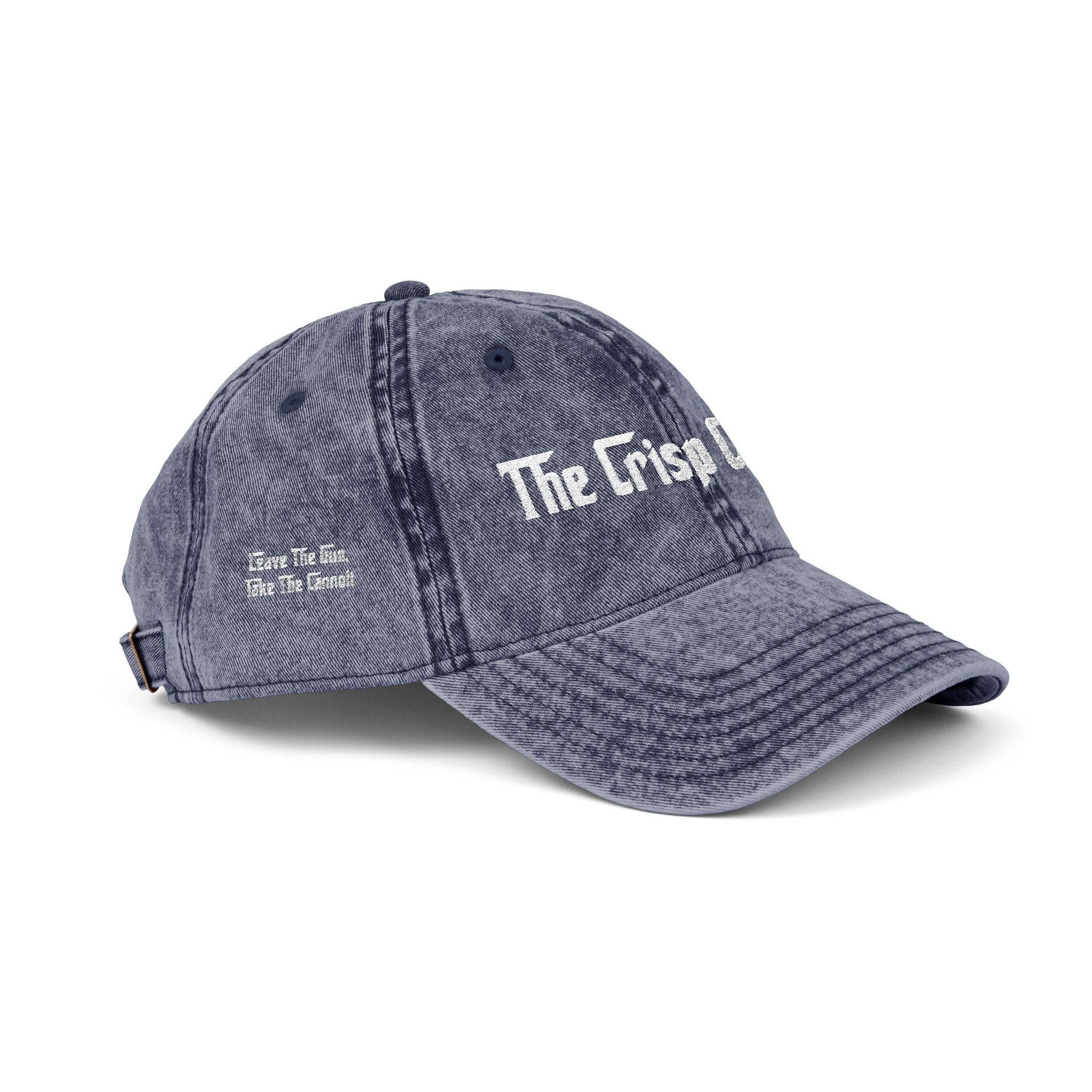 Embroidered Vintage Cap — "The Crisp Cannoli" Retro Dad Hat