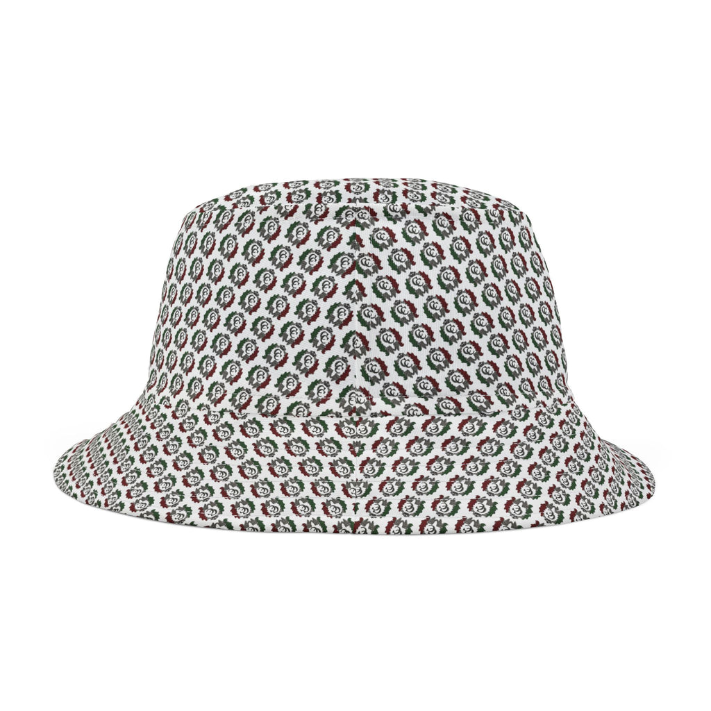 Bucket Hat — Retro Floral All-Over-Print Sun Hat