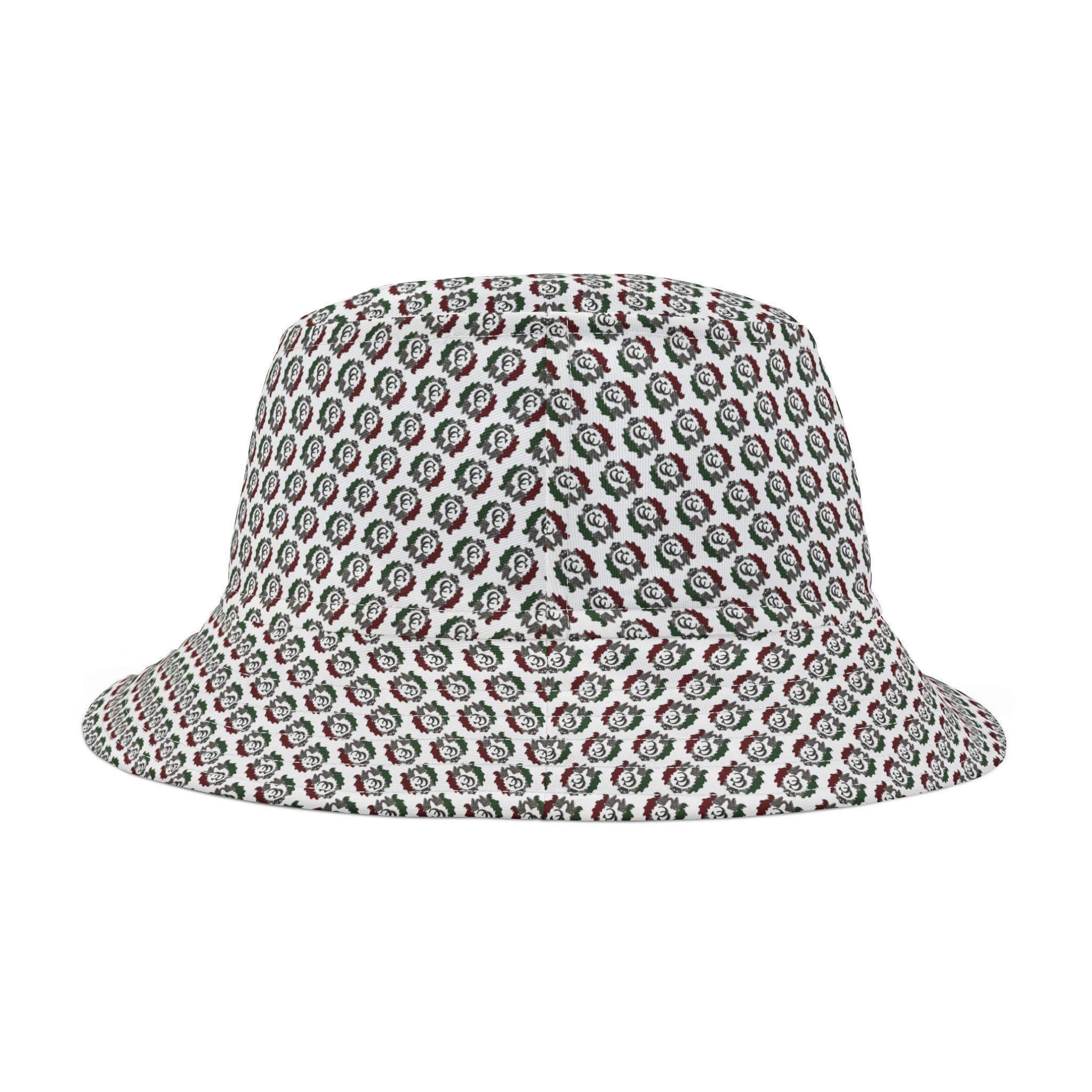 Bucket Hat — Retro Floral All-Over-Print Sun Hat