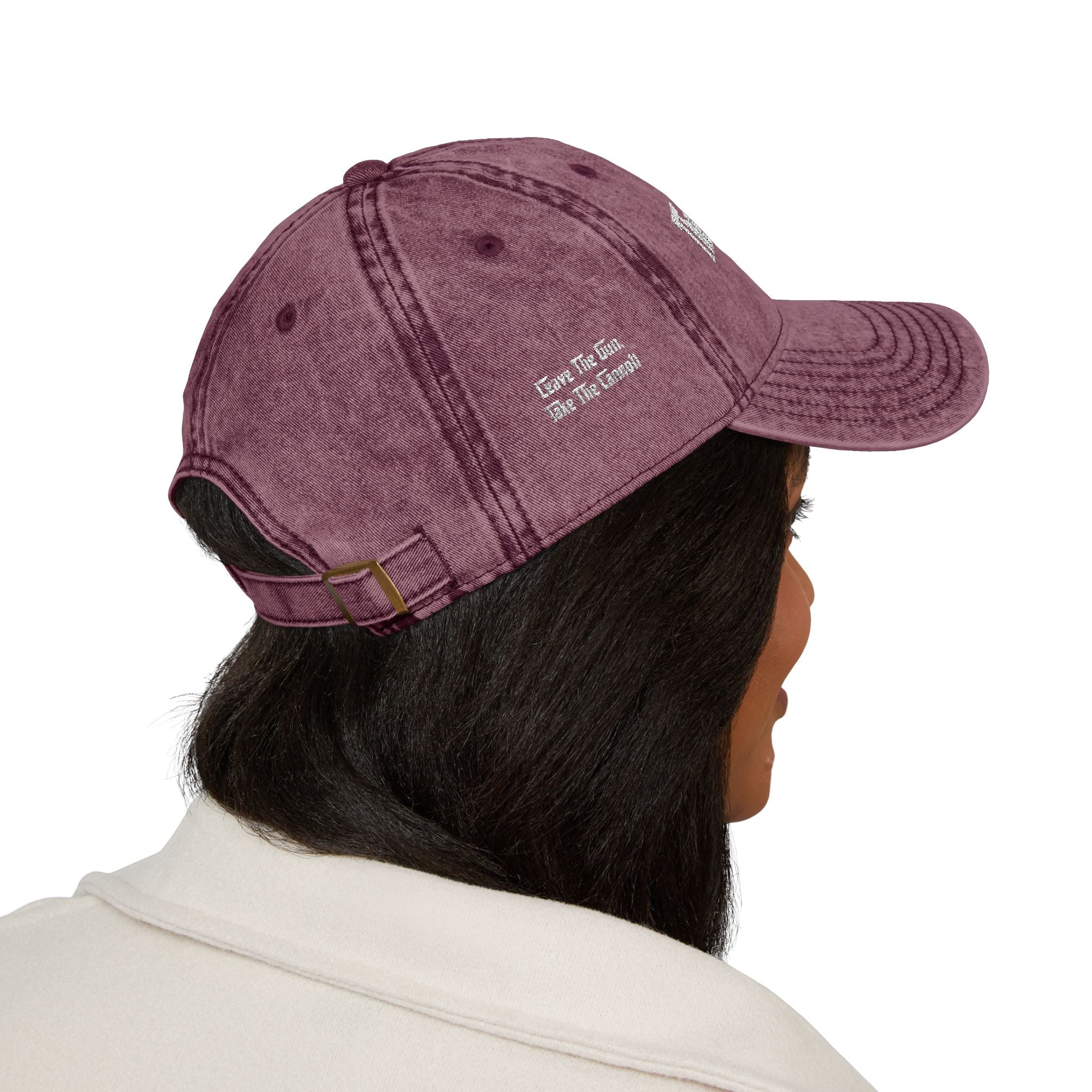 Embroidered Vintage Cap — "The Crisp Cannoli" Retro Dad Hat