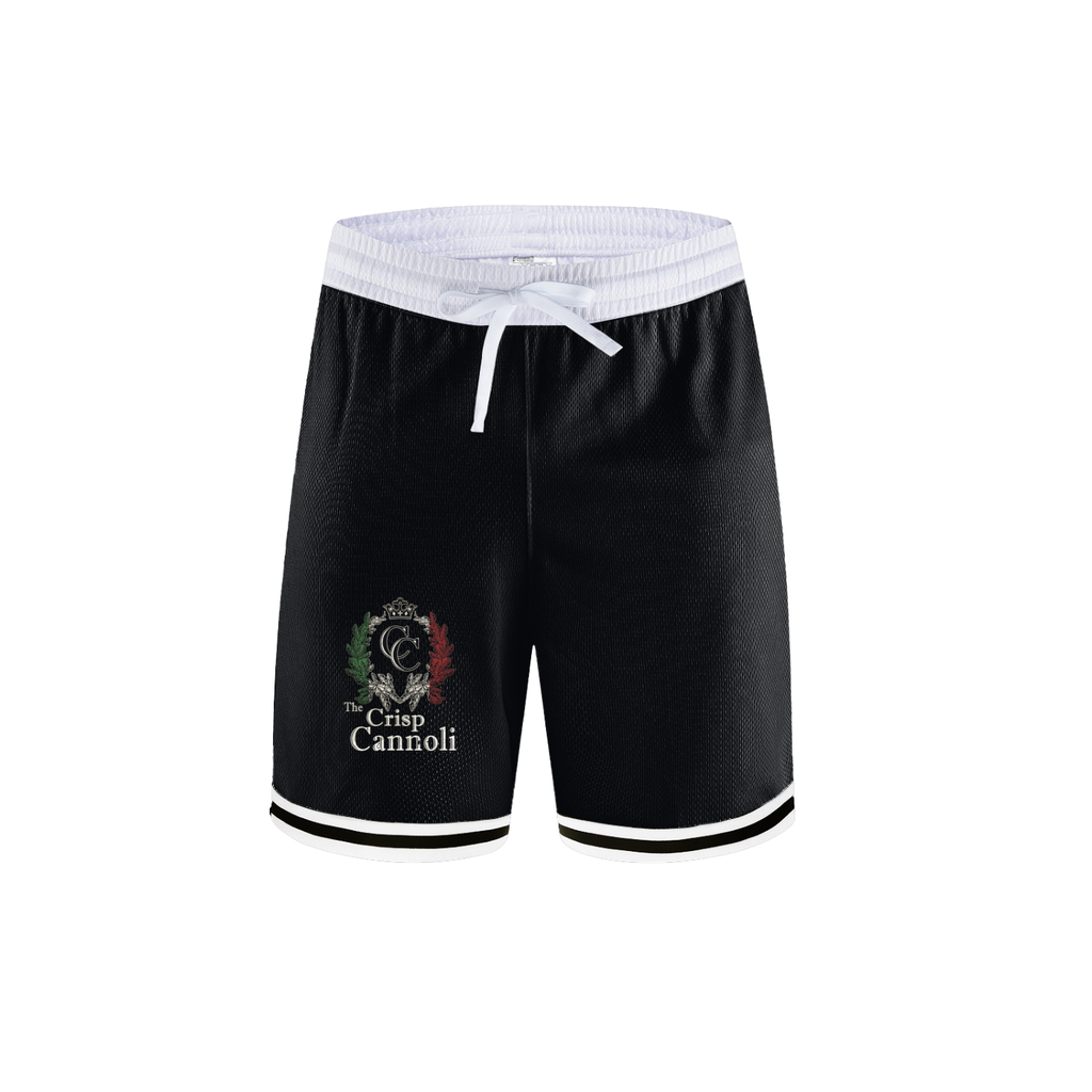 Classic Stripe Trim Basketball Shorts