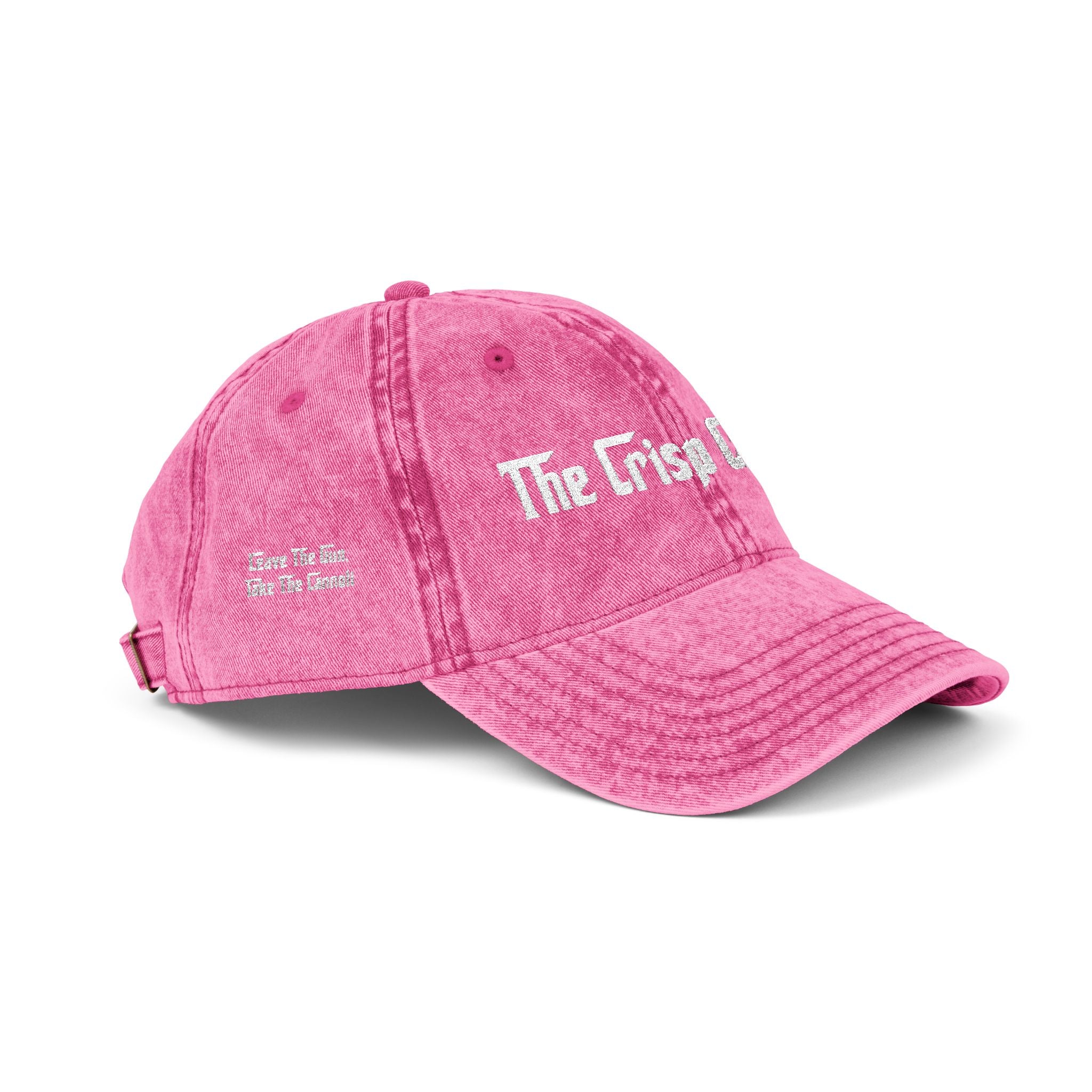 Embroidered Vintage Cap — "The Crisp Cannoli" Retro Dad Hat